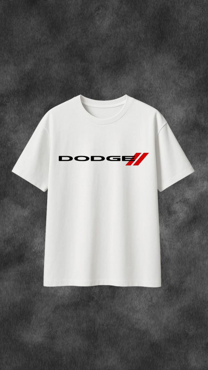 Drive Power Dodge Graphic Oversized T-Shirt